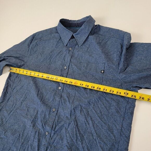 Marmot Long Sleeve Button Down Fishing Vented XL Navy Blue - Picture 4 of 12